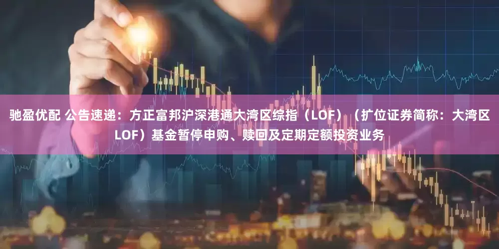 驰盈优配 公告速递：方正富邦沪深港通大湾区综指（LOF）（扩位证券简称：大湾区LOF）基金暂停申购、赎回及定期定额投资业务