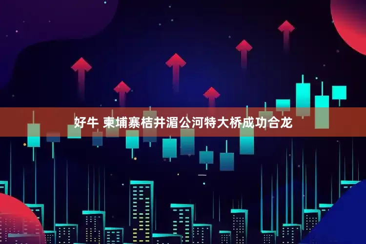 好牛 柬埔寨桔井湄公河特大桥成功合龙