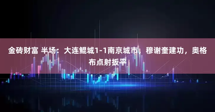 金砖财富 半场：大连鲲城1-1南京城市，穆谢奎建功，奥格布点射扳平