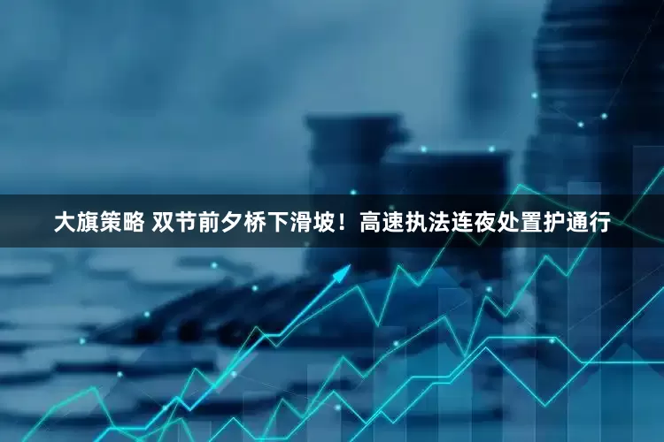 大旗策略 双节前夕桥下滑坡！高速执法连夜处置护通行